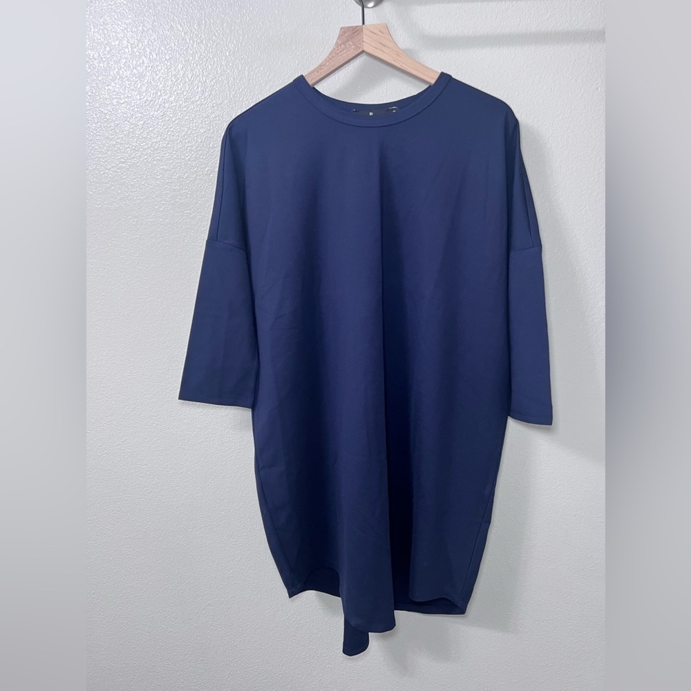 Pomander Place by Tuckernuck Navy Blue Sue Sweatshirt Dress T-Shirt Dress XS/S